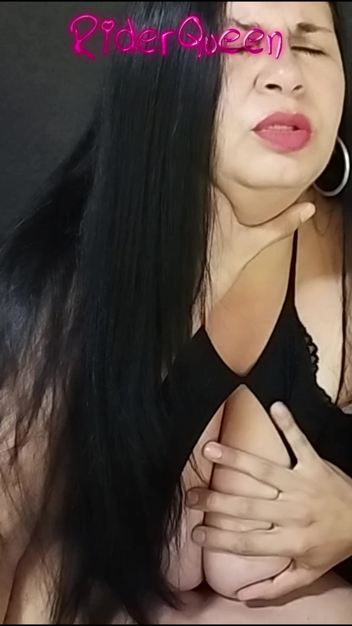 Riderqueen BBW Step Mom Latina Ebony: Minha esposa puta milf fudendo com enteado magro