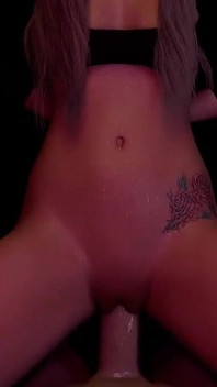 Riding a Hot Cute Blonde - 3D Reverse Cowgirl Busty Babe POV
