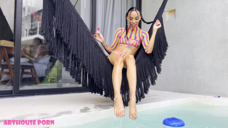 Alex Goes: Skinny Colombian Girl Violeta Grey Loves Lollipops, Sucking &amp; Fucking