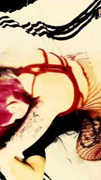 I Smash and Creampie Tattooed Alt Girl Lyra Skye in Red Rope Shibari Corset