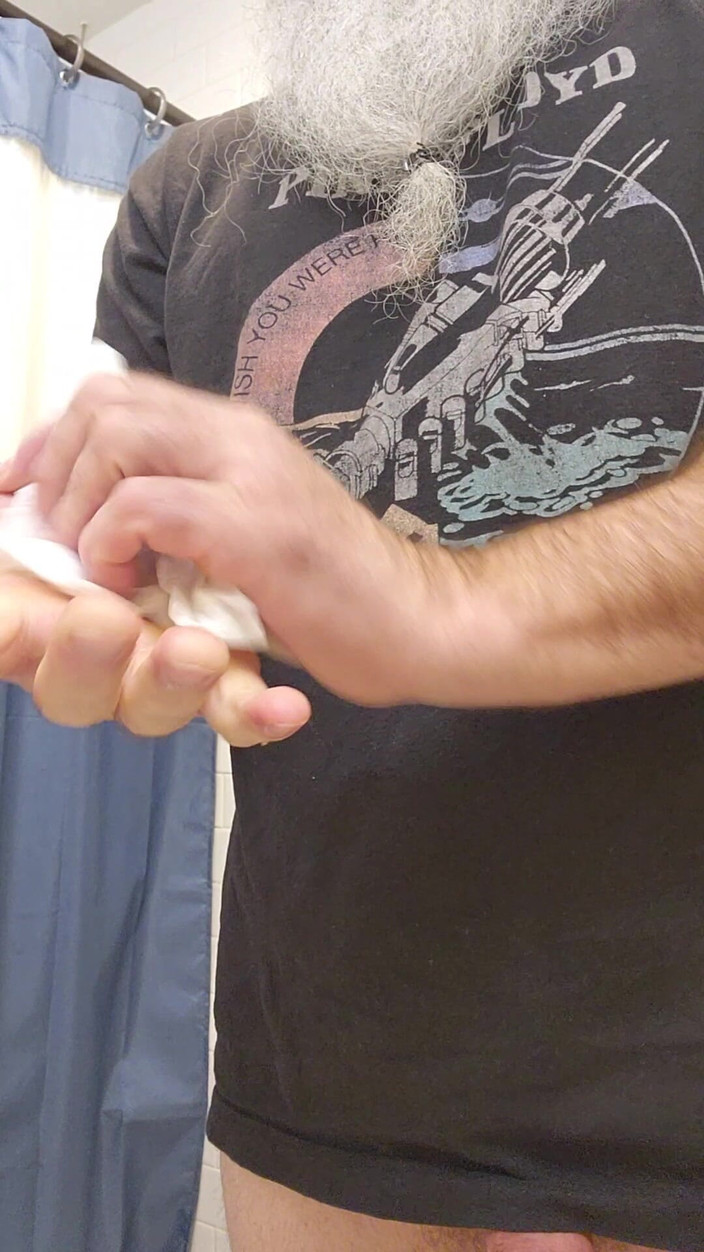 HardSteele97: Büyük dildo eğlencesi ve biraz boşalma