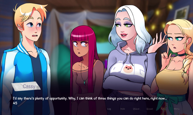 Porny Games: Life in woodchester 0.6.3 - cute babe gets her first dick