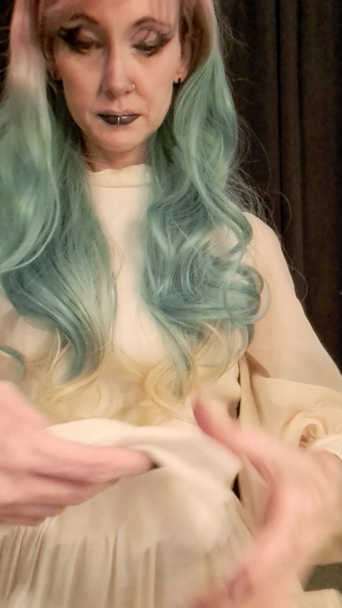 PandoraSG: Vintage Glove Try-on Video - 7 Par! Sfw