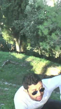 Busty blonde ass fucked in the park