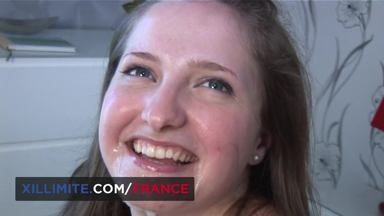 Made In France: Interracial threesome with young brunette