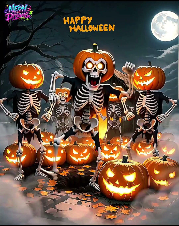Neon dreams: Visuri cu neon - special de Halloween