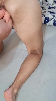 Double Penetration of a Tiny Teen's Pussy Beautiful Ass