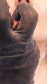 Asmr Video: Gummihandschuhe .. Erstaunliche Geräusche hören und entspannen! Weihnachtsstimmung! Arya grander -sfw kostenloses video