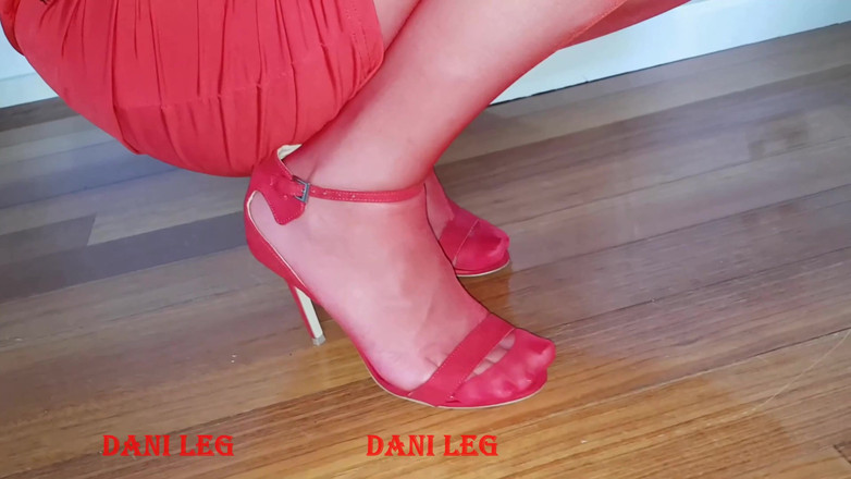 Dani Leg: Dani Leg é a dama de vermelho