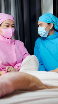 Mummified and Tormented by 2 Cruel Nurses 1/3