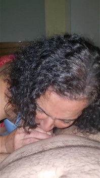 Karina Hotwife at a Fan’s House Sucking His Cock