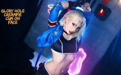 GloryHole con cammy white. Creampie e facciale - Mollyredwolf