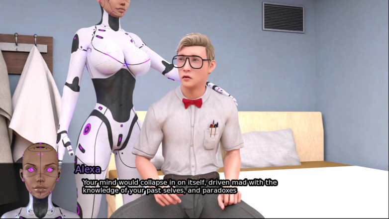 Johannes Gaming: SEXBOT - dia mengalami orgasme di bantal saya
