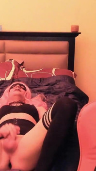 Stroking Until Double Cumshot
