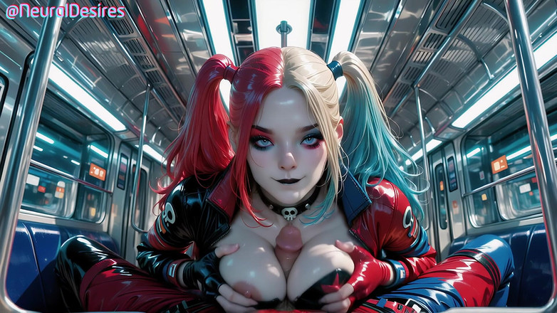 Neural Desires: La Petitepre De Crime Coquine De Harley Quinn - Ai-generated