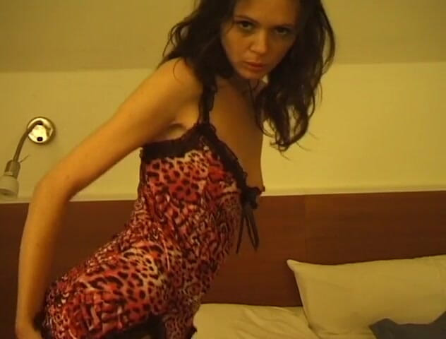 Flash Model Amateurs: Small titted teen is posing for the camera for the...