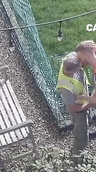 Security Cam Caught the Old Mature Hung Boss with His Workmate
