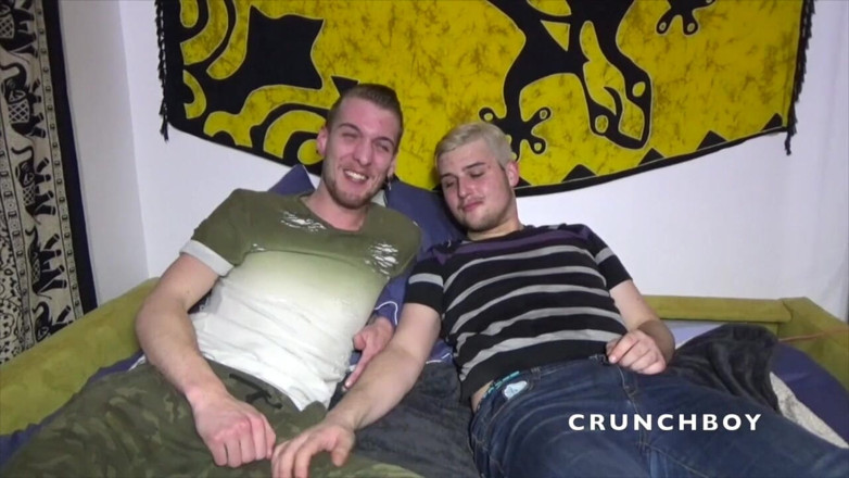 Crunch Boy: Flat blond boy used raw by Romantik