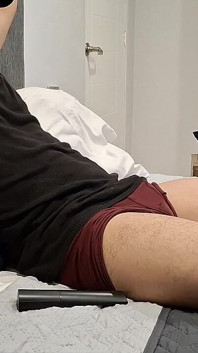 Lying in Bed, Feeling Her Suck Him Non-stop.