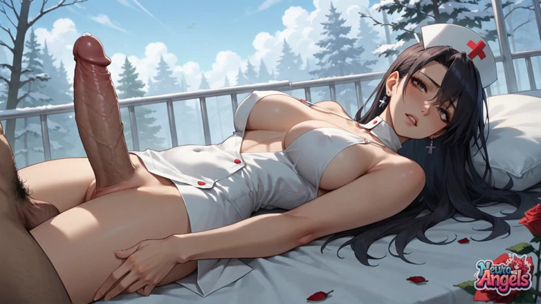 NeuroAngels: Orgasmo di snowy rose: l'orgasmo bagnato del guerriero invernale