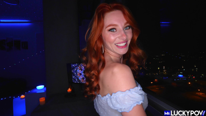 Mr.Lucky POV: Hot night with girl next door Lacy Lennon