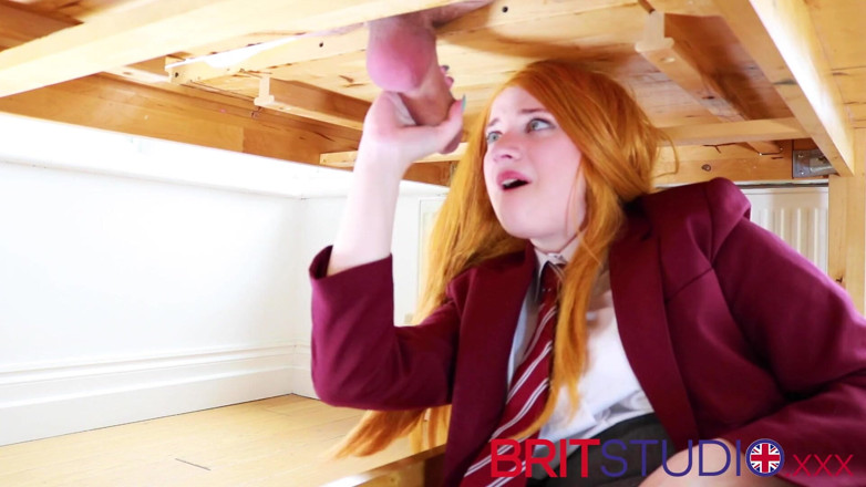 Brit Studio: 18 Year Old Victoria Greene Sucks Cock And Gets Her...