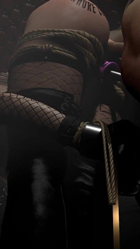 Slutty 2b dengan lelaki dan penembusan berganda dildo