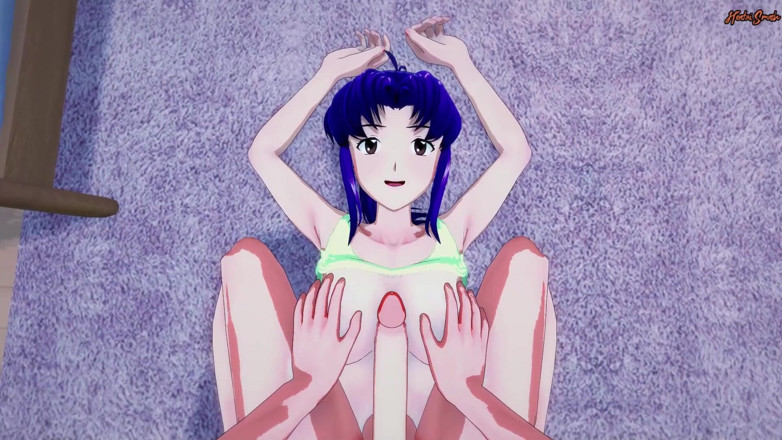 Hentai Smash: Misato Katsuragi knullas från din POV tills du kommer över henne -...