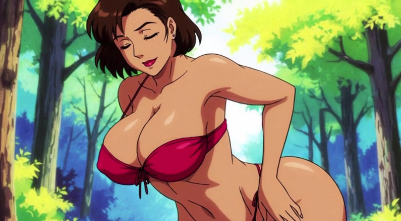 AI Porn: Ai Babes Outdoor Cleavage Tease