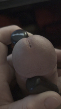 前立腺液をからかう