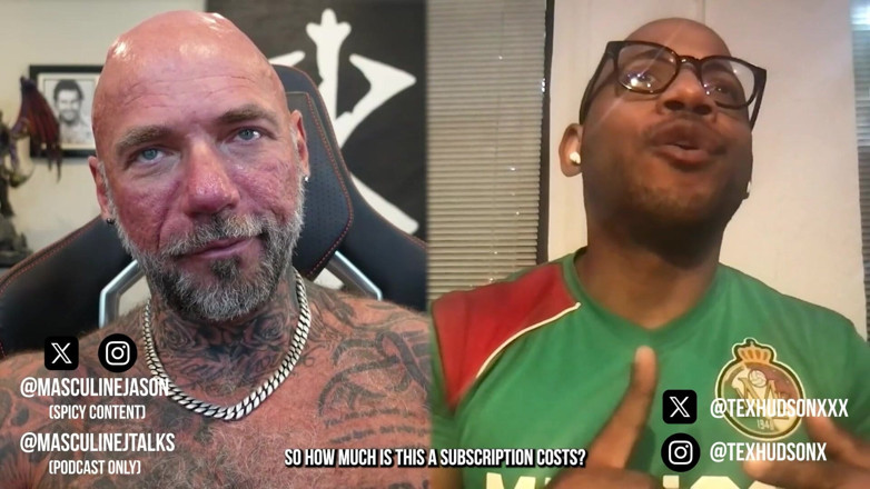 Raw and Uncensored with Masculine Jason: Porn Star Confessions - Tex Hudson (episode 223)