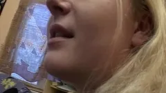Blonde German Babe Gets Fucked Hard After a Couple of Drinks