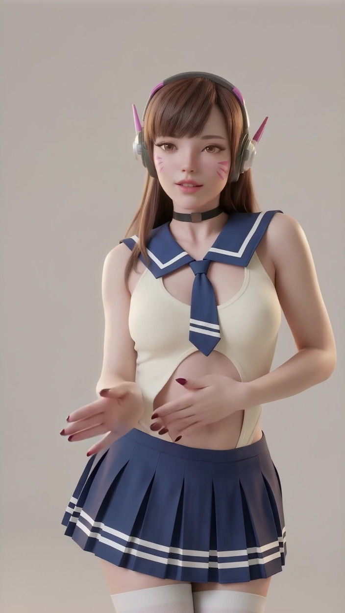 3D-Hentai Games: D.va's Lovely Dance (apink - U You)
