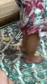 Arabská manželka tančí paroháč manžel a sleduje manželku s velkým zadkem anální sex