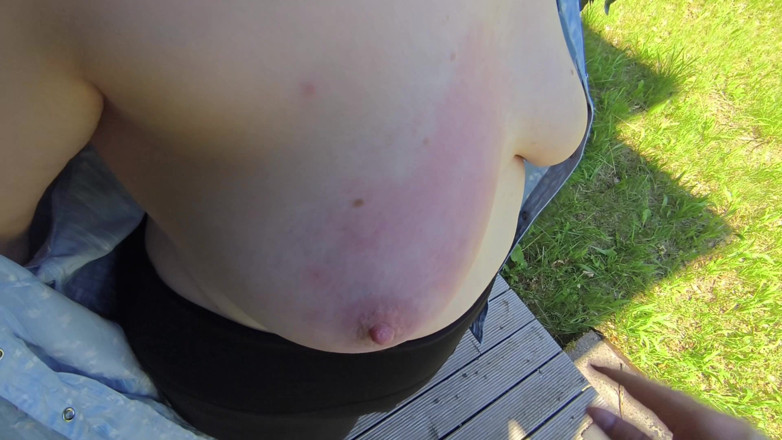 Bouncy Tits Action: Training for World Record in Vaginaslapping No.1 - Part 7