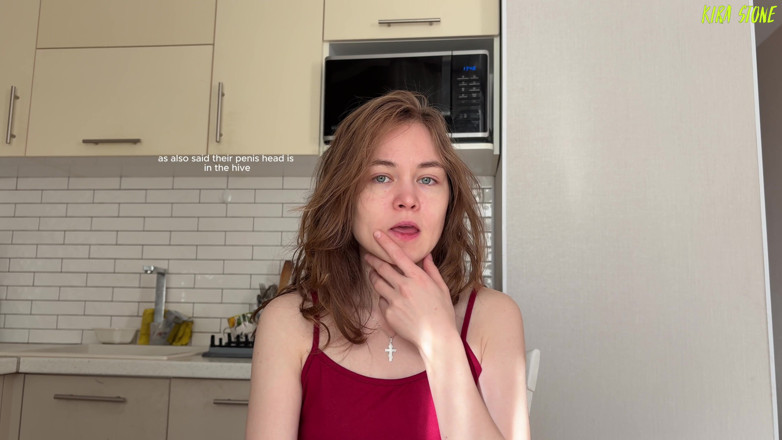 Kira Stone: 你是从阴茎射的吗？你是用舌头射的吗？她射了吗？谁带她达到高潮？