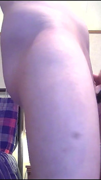 Tattooed BBW deepthroating my cock