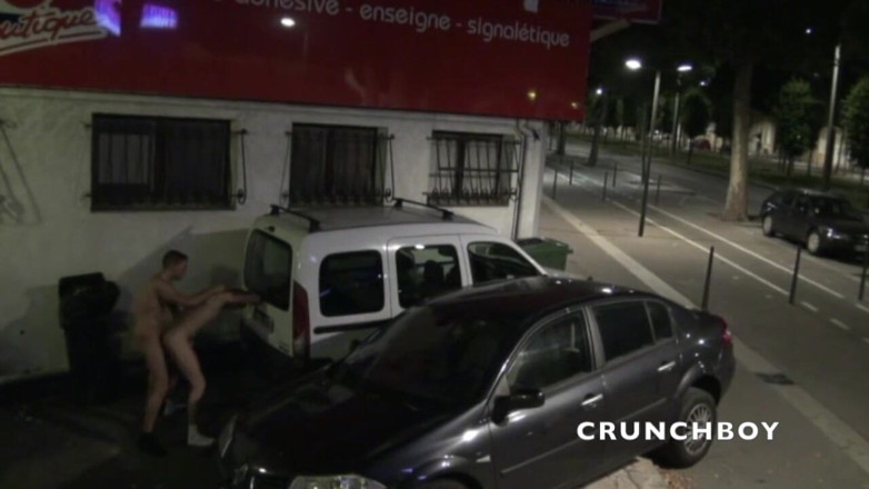 Crunch Boy: Amazing sex in exhib street risky with Jordan Fox