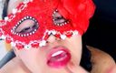 Saturno Squirt: Saturno Squirt Beautiful Masked Exotic Dancer Twerks and Fingers Her...
