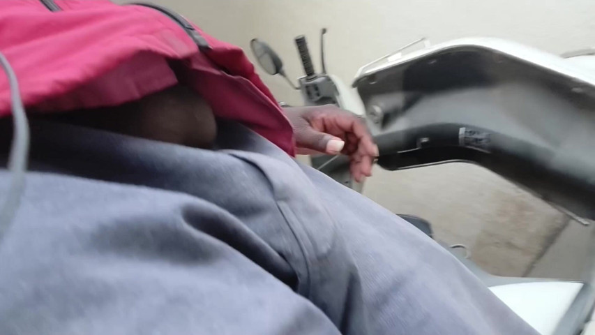 Dick Flash in Public Lift (Carving uncut dick)