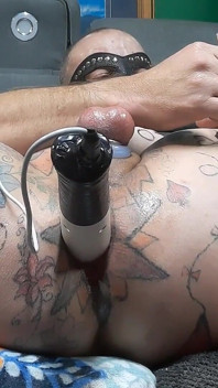 Gay Slut Ass Spread Wide and Wet