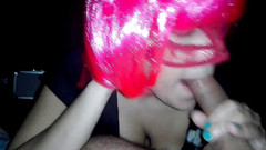 Sexoamateur: 자지를 빨고 꼬리에 끝나는 핫한 하녀