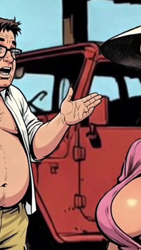 Stazione di servizio jungle: una pompa nera per una moglie bianca. La moglie bbc di un cuckold