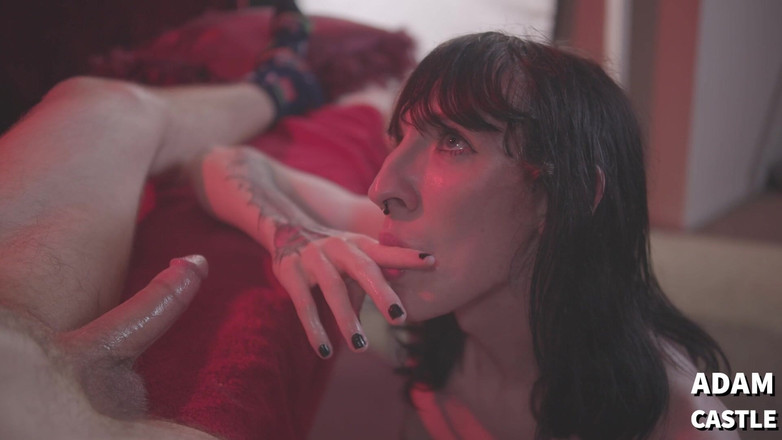 Adam Castle Trans: Urut erotik + dubur dengan Gabby