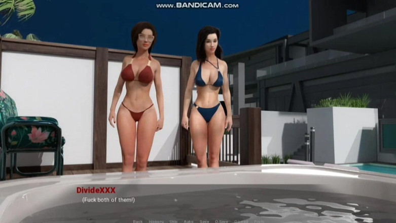Divide XXX: Evden uzakta - üvey anne Eva ve üvey anne nora lewd water