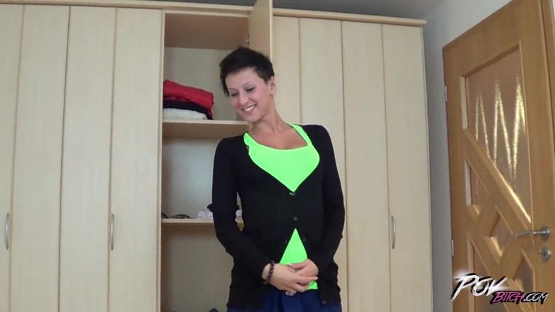 POV Bitch: Emylia Argan titten & süße muschi für creampie