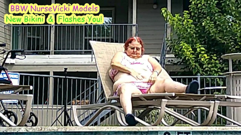 BBW nurse Vicki adventures with friends: Vicki Si Suster Nakal Ini Memamerkan Bikini Barunya Di Tepi...