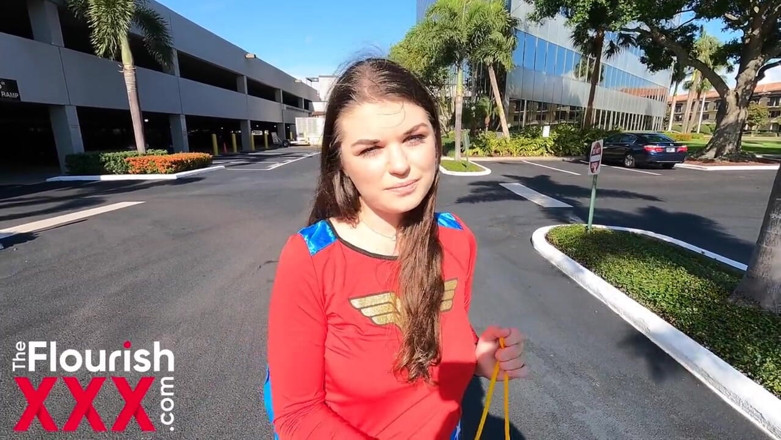 The Flourish XXX: Wonder woman catches her cheating man gets creampie - Anastasia Rose