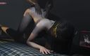 Soiyu Hentai: Волохата леді трахається з незнайомцем - 3d анімація хентай