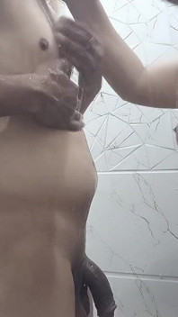 Holding the Ass Under Water and Hitting It Hard - Desi Shower Sex